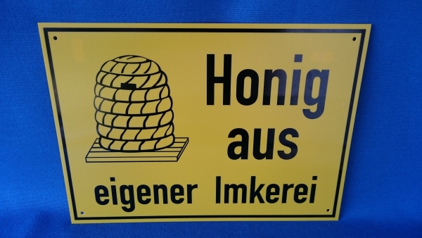 35 x 25 cm "Honig aus eigener Imkerrei"