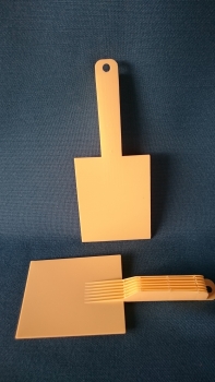 Honig Spachtel mit Handgriff