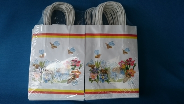 Papier-Tragetasche "Flores"