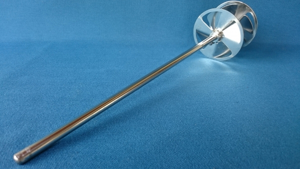 Metall Rührpropeller, Edelstahl mit zwei Rührflügeln