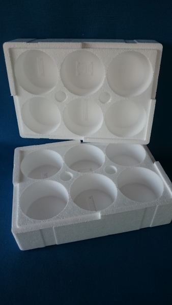 Styropor Versandpack für 6 x 500 g