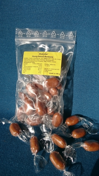 Honig-Sahne-Bonbons